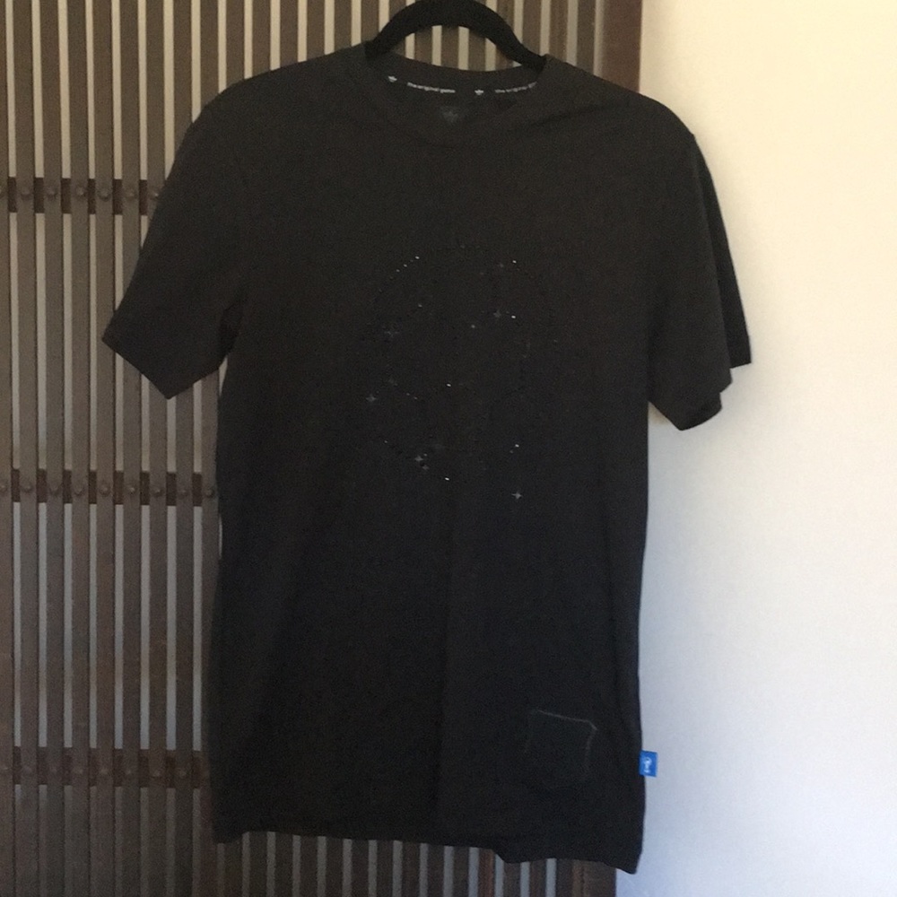 Adidas original game basketball black T shirt